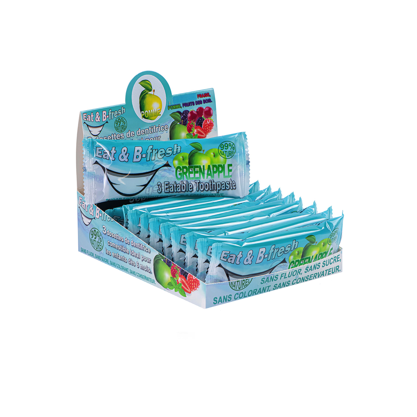 BOITE 12 SACHETS pommes